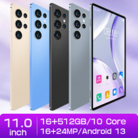 Tablet Inteligente S23 Android 13 5G de Alta Calidad Directo de Fábrica, 16GB+512GB, 11 Pulgadas, Deca Core, Cámara de 24MP, Doble SIM, Batería de 12000mAh