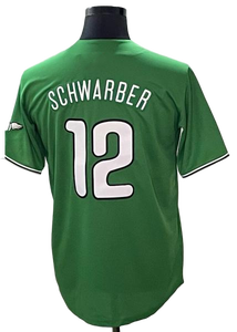 Maillot de baseball brodé vert 2026 Philly Phanatic Bryce Harper Trea <span class=keywords><strong>Turner</strong></span> – Haute qualité, respirant, vente en gros - Product Image 3