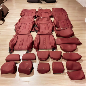 Fundas de Asiento de Coche de Cuero Nappa para Mercedes GLC GLE <span class=keywords><strong>GLS</strong></span> para AMG, Ajuste Personalizado - Product Image 3