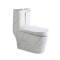 Ensemble de sanitaires modernes de luxe HLK : lavabo sur pied, WC en céramique, ensemble de lavabo et toilettes pour salle de bain, vente en gros