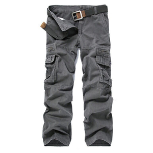 <span class=keywords><strong>Pantaloni</strong></span> <span class=keywords><strong>Cargo</strong></span> da Uomo Trendy Casual a Vita Media con Tasche Multiple per Allenamento all'Aperto - Product Image 5