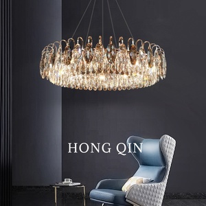 Hiện đại sang trọng pha lê Đèn chùm phòng khách nhà bếp phòng ăn Đèn chùm trang trí nội thất <span class=keywords><strong>LED</strong></span> trần đèn chùm - Product Image 1