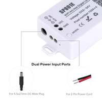 ESann DC5-24V SP801E Professionnel Ws2812b Bande Adressable Programmable Numérique WiFi Led Matrice Pixel Contrôleur
