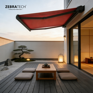 Toldo Retráctil de Aluminio de 6m con Diseño Moderno, Operación Motorizada, Certificado CE GREEN GUARD, para Terrazas Residenciales de Lujo - Product Image 2