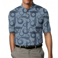Chemises Polo de Golf Personnalisées Broderie 88% Polyester Mélange Spandex T-shirts Homme Coupe Classique Impression par Sublimation Design Gratuit
