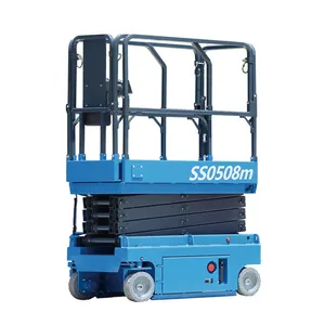 HECHA 6m 8m 10m 12m Electric Scissor Lift Articulated Boom Lift Aerial Work Platform Scissor Lift More Proficient Platform