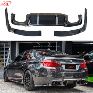 Difusor trasero de fibra de carbono F10 para <span class=keywords><strong>BMW</strong></span> 5 Series F10 <span class=keywords><strong>M5</strong></span> parachoques alerón inferior divisor labio Bodykit 12-16 - Product Image 1
