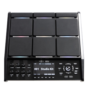 HXM HDP-5 Multipad avec support métallique, 9 pads, instrument de percussion professionnel Octapad, 256 polyphonies, 80 kits préréglés - Product Image 2