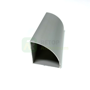 Tubos de aluminio triangulares de tubo redondo de cuarto de aluminio de diferentes tamaños personalizados - Product Image 2