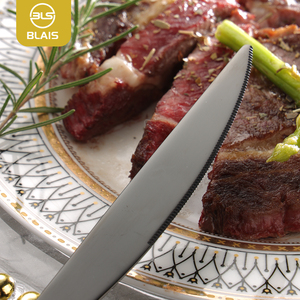 Quảng châu chất lượng cao Shiny Đen Thép không gỉ thiết lập dao kéo <span class=keywords><strong>1810</strong></span> khách sạn nhà hàng muỗng nĩa <span class=keywords><strong>Flatware</strong></span> cho Đảng dịp - Product Image 6