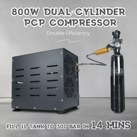 Pompe de plongée électrique TUDIVNG OEM haute pression 4500psi 300bar 30mpa Double cylindre HPA Paintball natation 800W compresseur d'air