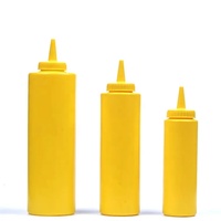 Botol Dispenser Plastik PE Berkualitas Tinggi Tahan Lama Bentuk Silinder Tutup Ulir 4oz/8oz/12oz/16oz/24oz/36oz Sablon