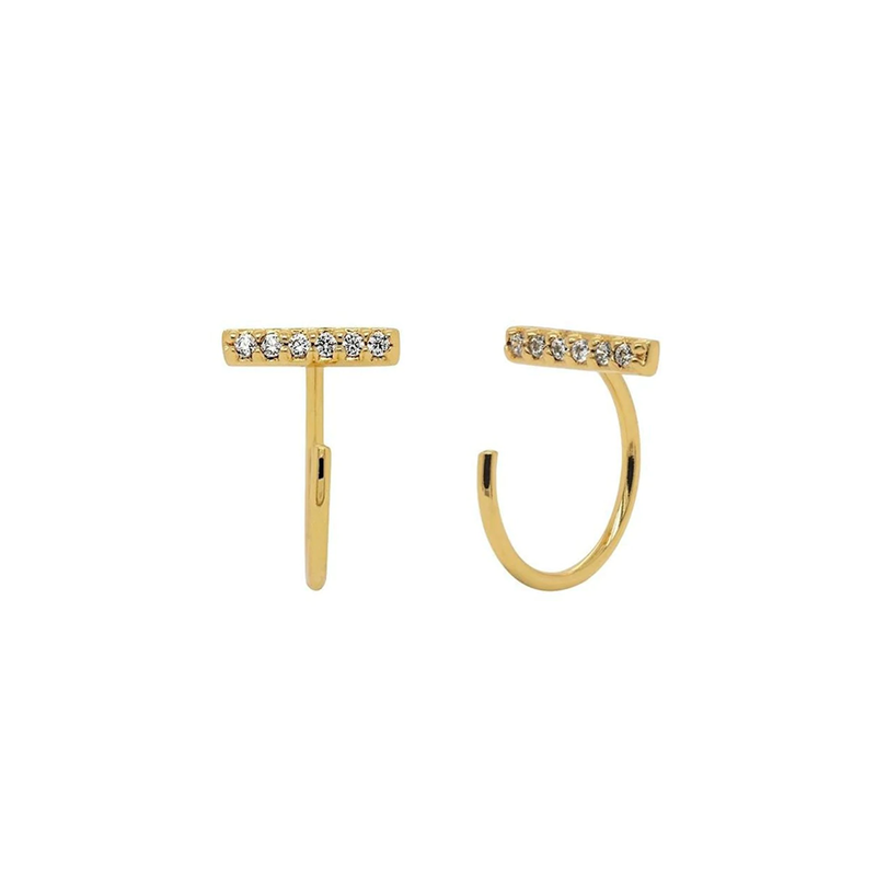 Luxury Earring 925 Silver Needle Gold
