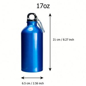 Bouteille d'eau réutilisable en métal de 17 oz avec logo personnalisé, bouteilles d'eau en aluminium portables pour les événements sportifs en plein air - Product Image 2