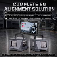 GATmatic GA-500 Alineador de Ruedas Inalámbrico 5D, Cámara Magnética Portátil, Alta Precisión Óptica, Sin Haz, IA para Automóviles, 10000mAh, Certificado CE