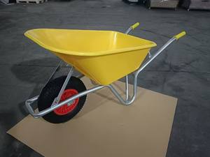 Chariot à roues robuste modèle européen WB6414T, capacité 160 kg, pour <span class=keywords><strong>transport</strong></span> de béton industriel, avec poignée confortable - Vente flash - Product Image 5