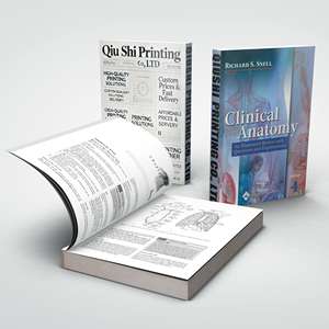 Klinische Anatomie Richard S. Snell Medical Lehrbuch druck Kleine MOQ-Näh bindung Perfekte gebundene Bindung - Product Image 2