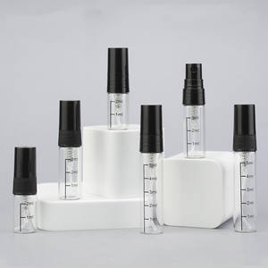 Échantillon personnalisé de haute qualité 2ml 3ml 5ml bouteille de parfum en verre <span class=keywords><strong>graduée</strong></span> pour crème pour le visage mascara goutte pour les yeux - Product Image 1