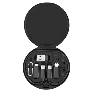 Set di Scatole Portacavi Multifunzione con Cavo di Ricarica Rapida Type-<span class=keywords><strong>C</strong></span> USB 6 in 1 Kit Cavo USB <span class=keywords><strong>C</strong></span> per Ricarica e Dati Blu - Product Image 5