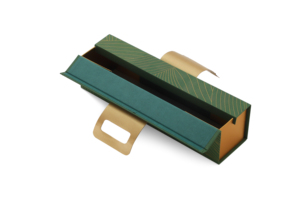 Wholesale High End Custom <strong>Long</strong> Rectangular Rigid Folding Paper Wine <strong>Gift</strong> <strong>Box</strong> With Handle - Product Image 3
