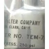 Filtro de Gas T.E.M Filter Company Tem-7 con Clasificación de Presión de 250 Psi para Filtración de Gas Industrial - Product Image 1
