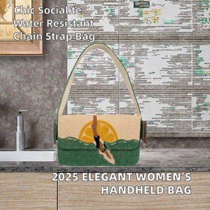 2025 New Cross-Border Elegant Women's Handheld <b>Makeup</b> <b>Box</b> Bag Single Shoulder Fashionable Socialite Style Acrylic Waterproof - Product Image 2