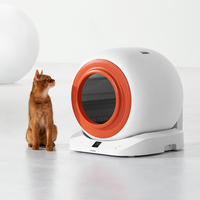 Grosir harga murah 2024 desain baru otomatis kucing kucing kotak sampah pembersih sendiri dengan aplikasi penghilang bau kontrol WIFI kebisingan rendah