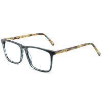 Dernières spécifications de haute qualité Montures de lunettes de marque italienne Lunettes optiques pour hommes en acétate Monture de lunettes de luxe