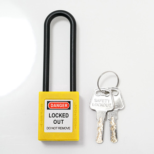 Candado de Seguridad de Nailon de 76 mm, Cumple con la Normativa CE, Aislado, con Llaves, para Protección de Válvulas Industriales Grandes y Interruptores de Circuito - Product Image 3