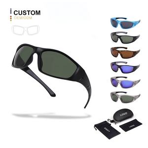 Óculos de Ciclismo Personalizados Polarizados para Esportes ao Ar Livre UV400 com Lentes TAC Envolventes PC Masculinos Femininos Óculos de Sol Antirraios UV para Bicicleta e Ciclismo - Product Image 1