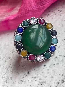 Monalisa Trendy <b>Brass</b> <b>Ring</b> for Women & Girls Customizable Partywear Jewellery-Bulk Product Available - Product Image 2