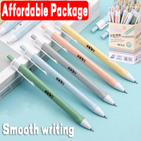 Bolígrafos Retráctiles en Oferta, Tinta Semigel, Escritura Suave, Logotipo Personalizado, Artículos Promocionales para Oficina y Escuela, Azul, Rojo, Plástico