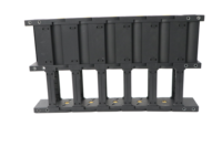 JFLO-Porte-câble en plastique/nylon HP série 80, chaîne porte-câbles, type pont, câbles de protection et de guidage