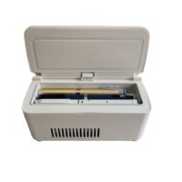 Mini-refrigerateur portable numérique 28,8 Wh sans BPA, blanc, pour stylo à peptides, étui de rangement pour cartouches en plastique, pour vaccins médicaux et usage au bureau