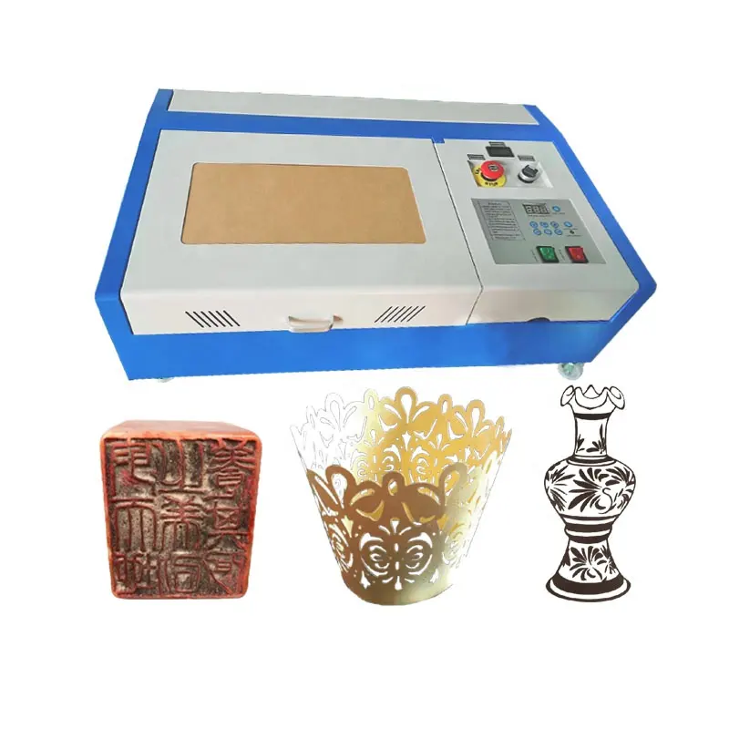 Tabletop 40 Wát USB CO2 Laser Engraver cho sản xuất hàng loạt Mini Khắc Máy cắt