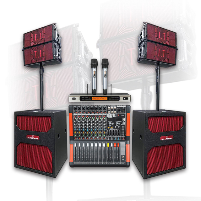New Professional Audio 10 Inch Single Woofer Speaker Box Outdoor Stadium Passive Line Array Sound Equipment