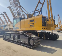 Grue de construction fiable de 100 tonnes, flèche de 73 m, grue sur chenilles XGC100 avec moteur monté sur le dessus pour les levages à grande échelle