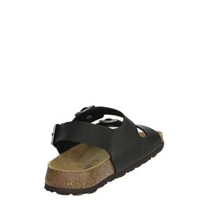 Sandalo Basso da Uomo Grunland SB3645-40 in Pelle Nera, Comfort per Uso Esterno - Product Image 3