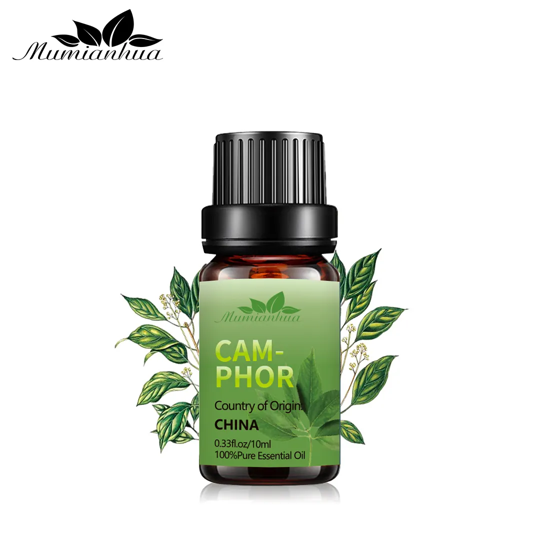 Amazon Hotsale Private Label 10ML Pure Natural Essential Oils Aromatherapy Organic Camphor Essential Oil Camphor