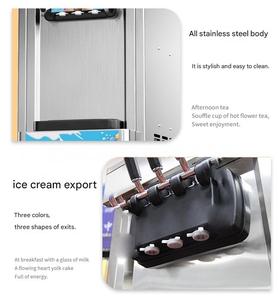 เครื่องทำไอศกรีมอุตสาหกรรม เครื่องทำซอฟต์เสิร์ฟเชิงพาณิชย์ เครื่องทำไอศกรีมอัตโนมัติสำหรับเจลาโต โยเกิร์ตแช่แข็ง และของหวาน - Product Image 6