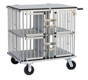 <strong>Aluminum</strong> <strong>Dog</strong> Kennel <strong>Trolley</strong> Foldable Design Durable Portable Pet Stroller for <strong>Dog</strong> <strong>Shows</strong> - Product Image 1