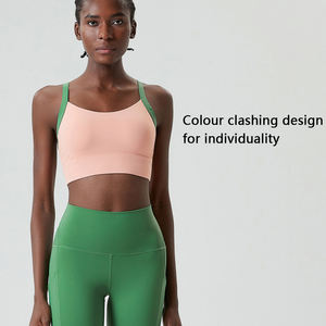 Conjunto de <span class=keywords><strong>Ropa</strong></span> Deportiva para Mujer, Conjunto de <span class=keywords><strong>Ropa</strong></span> Deportiva Activa con Espalda Descubierta, Estilo Fitness, Gimnasio, Yoga, Talla Grande, Nuevo Diseño, LP445, 1 Unidad - Product Image 3