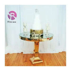 Wedding Banquet Tables Bride Dinner Tables Gold Glass Reception Party Supplies Birthday Decorations Wedding Decoration