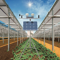 Estación Meteorológica Industrial Automática Profesional CDQ-T0C con Energía Solar Fotovoltaica y Registrador de Datos para Plantas de Energía Solar