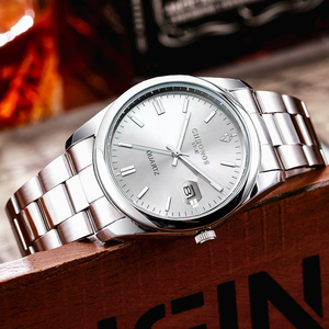Nuevo Reloj de Pulsera <span class=keywords><strong>CHRONOS</strong></span> de Lujo para Hombre, Resistente al Agua, Luminoso, con Fecha, de Acero Inoxidable, de Cuarzo - Product Image 4