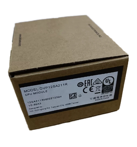 Controlador PLC Delta DVP12SA211R Serie DVP-SA2 Original, 8DI 4DO, Salida de Relé 24VDC, RS-232 RS-485 Integrado, PLC Industrial - Product Image 1