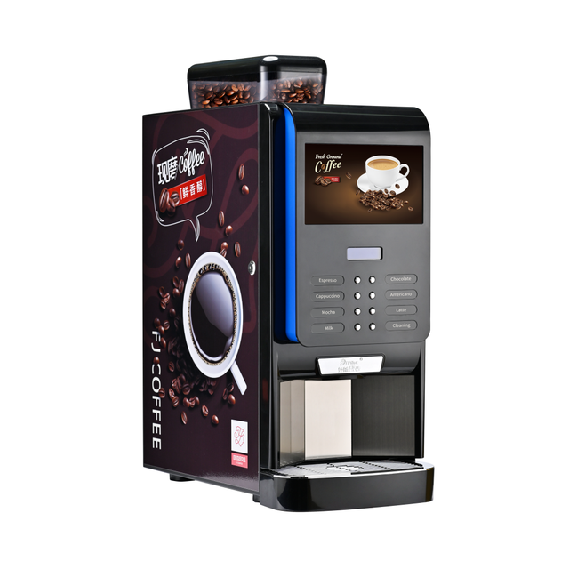Pilot High Speed Fully Professional Italian Bean to Cup Espresso Coffee Maker Machine for Hotel