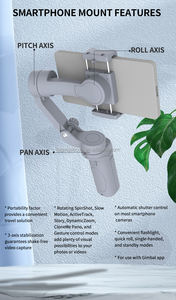 Stabilisateur de caméra portable F5 avec batterie, cardan 3 axes, rotation à 360°, suivi des objets et des visages, cardan pliable VS <span class=keywords><strong>Zhiyun</strong></span> <span class=keywords><strong>Q3</strong></span> Q4 - Product Image 5