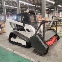 WECAN Transplanteurs d'arbres, broyeurs et divers accessoires pour chargeuses compactes populaires en Europe, en Amérique et en Russie, broyeur de broussailles