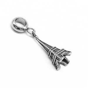 Colgante de la Torre Eiffel de yunnique, dije de acero inoxidable para pulseras, accesorios de joyería DIY, regalo - Product Image 5